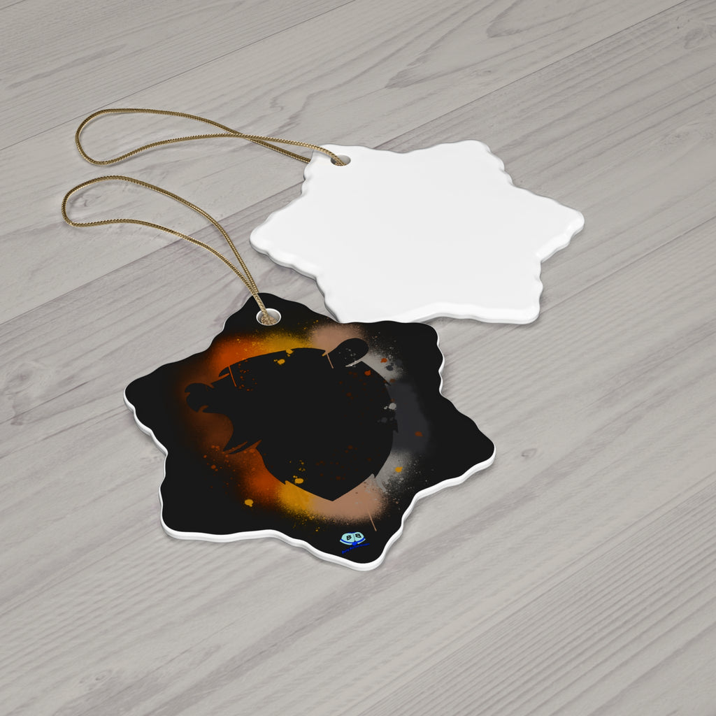 Ceramic Ornament - Bear Paint