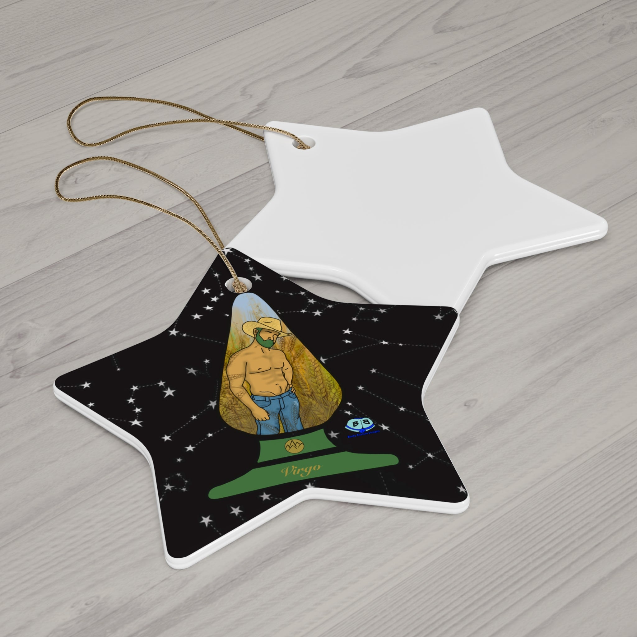 Ceramic Ornament - Zodiac Butt Plug: Virgo