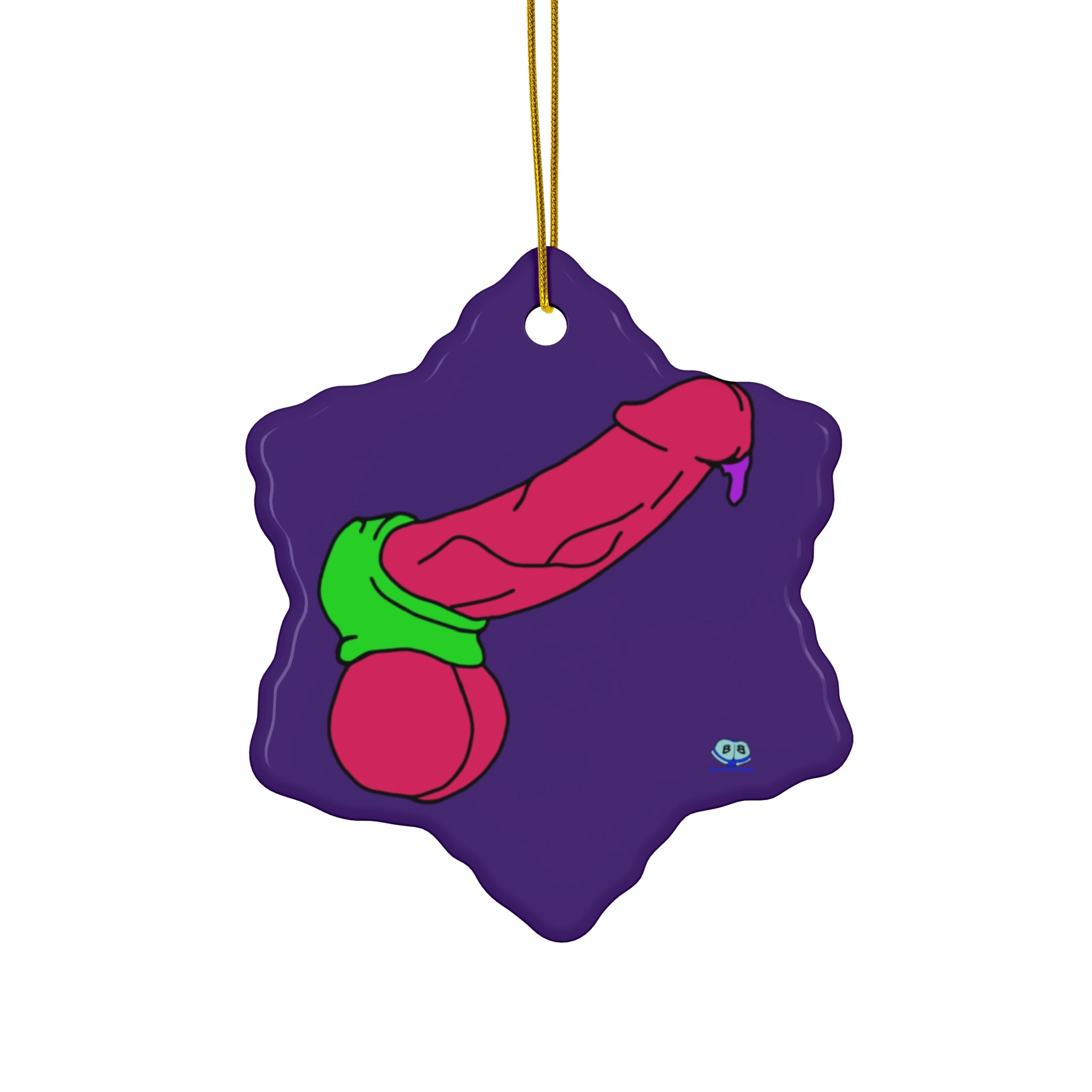 Ceramic Ornament - Cock and Ball Stretcher Pop Art