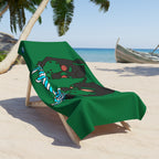 Beach Towel - Tug of War (Green)