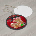 Ceramic Ornament - Ginger-Bred