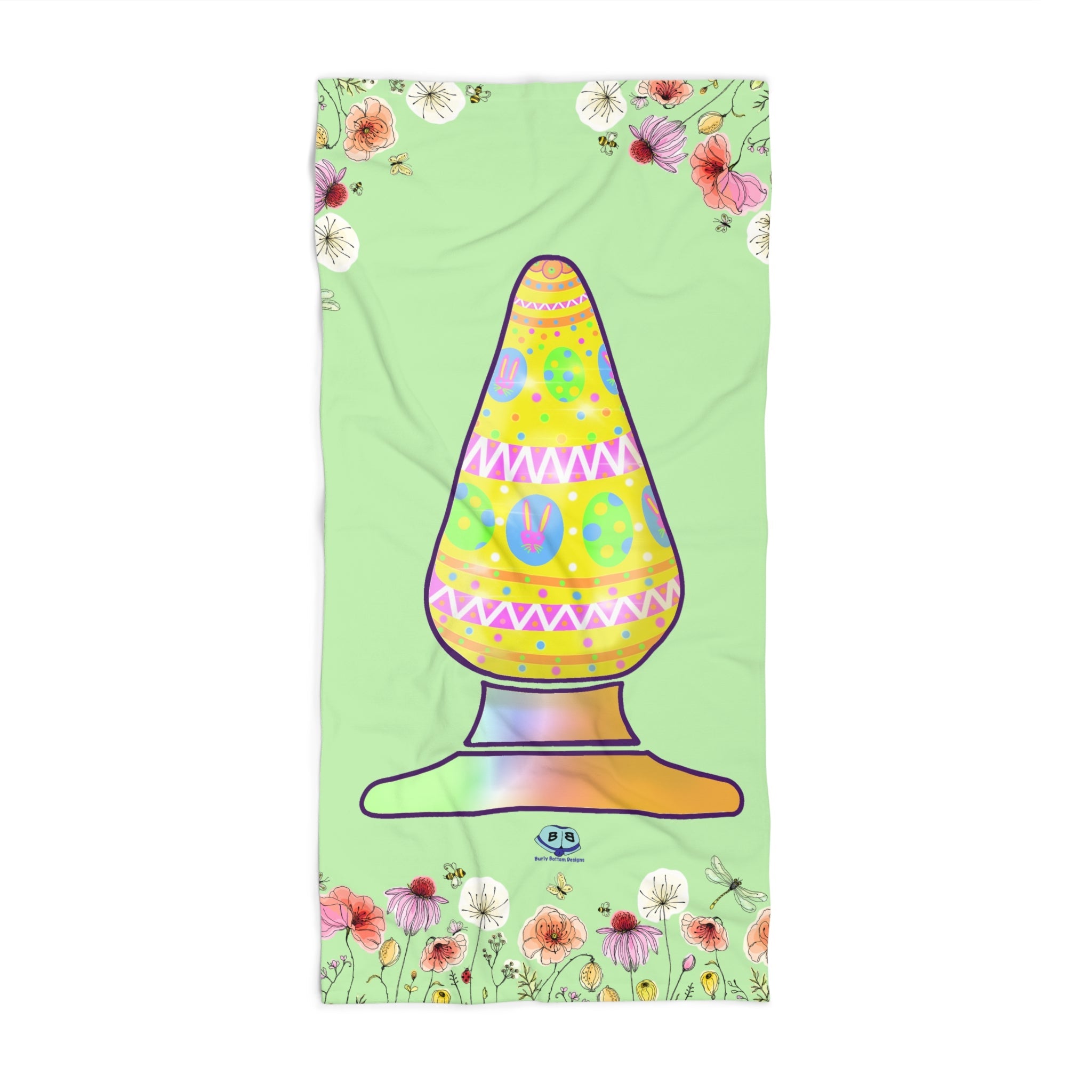 Beach Towel - Easter Egg Butt Plug