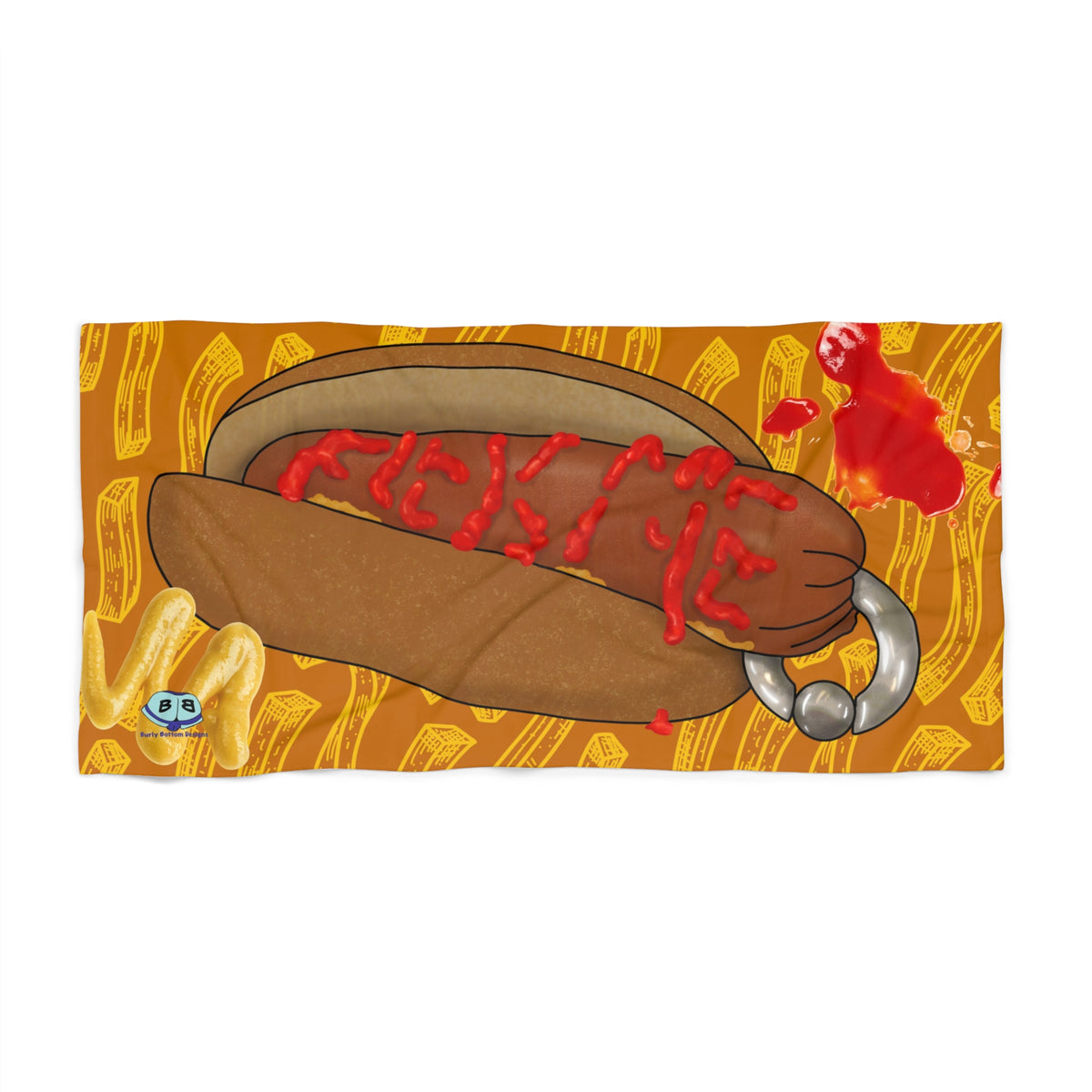Beach Towel - Real Bad Hotdog