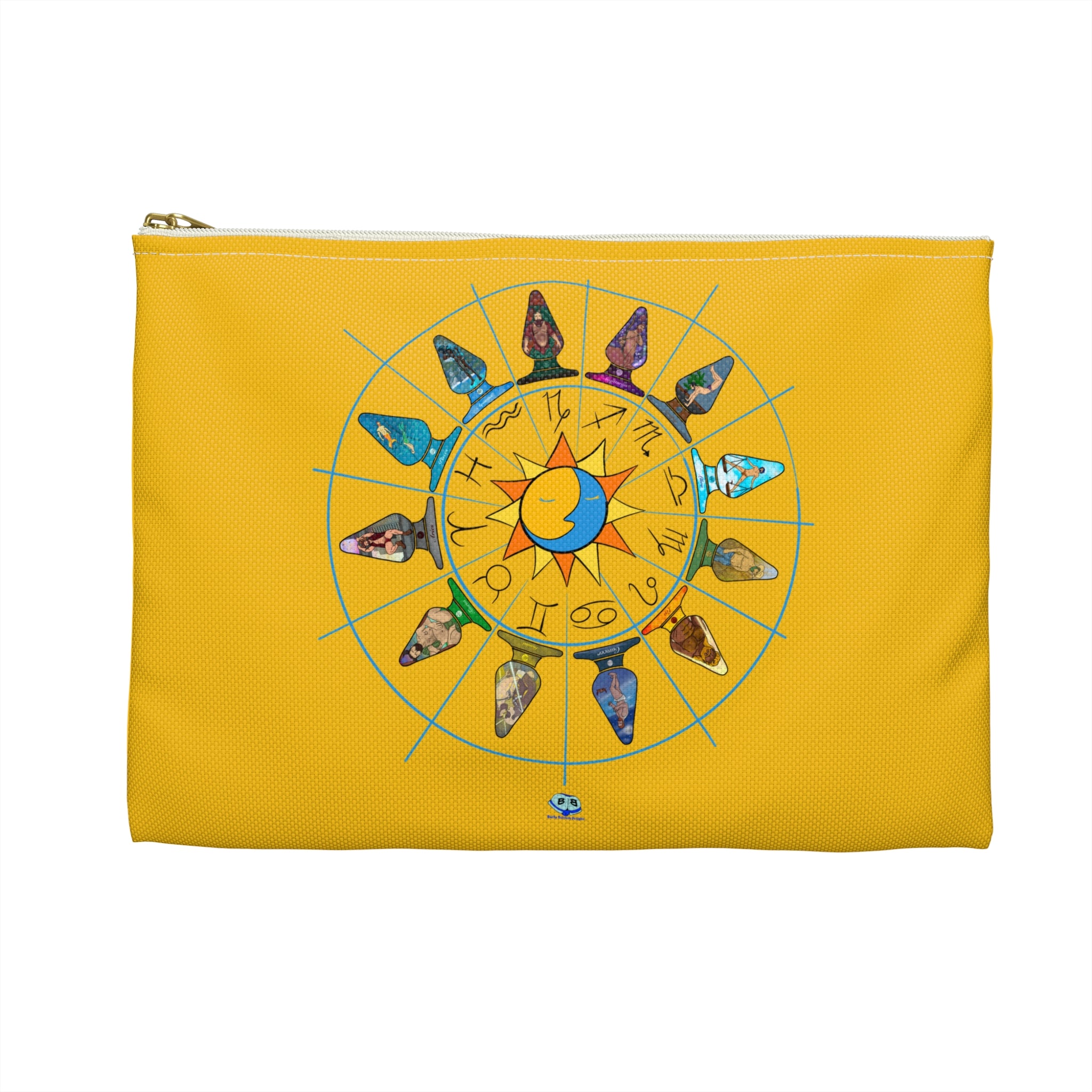 Zipper Gear Pouch - Zodiac Butt Plug: Leo