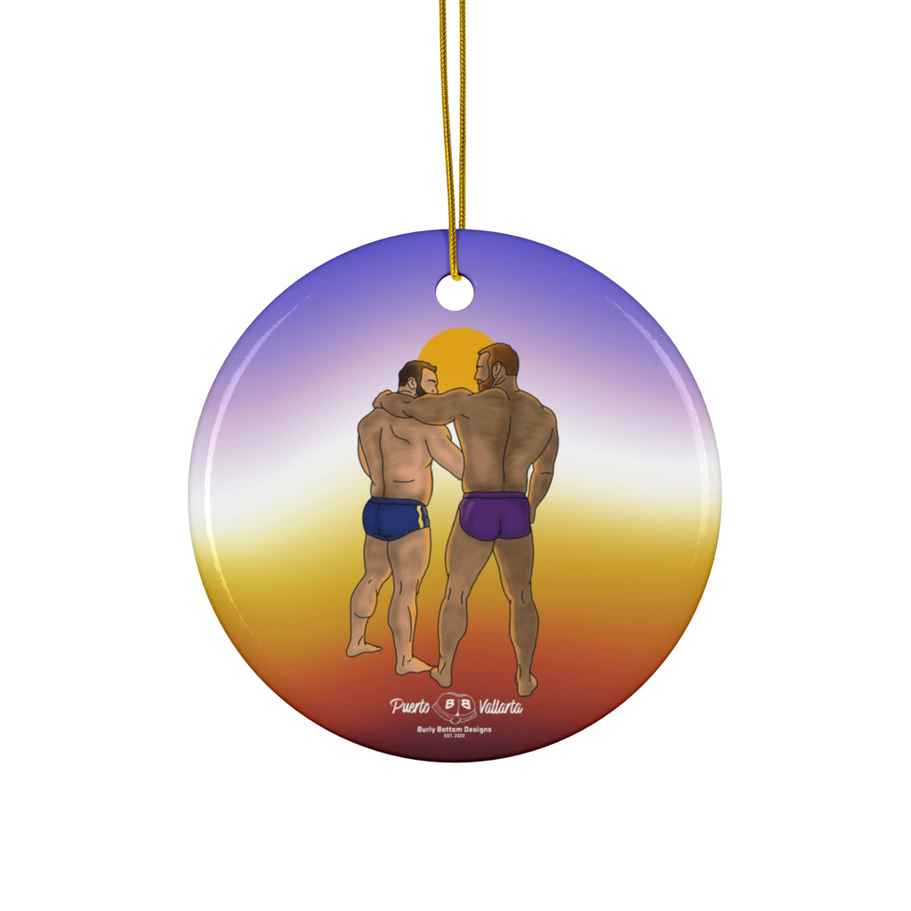 Ceramic Ornament -  Sunset