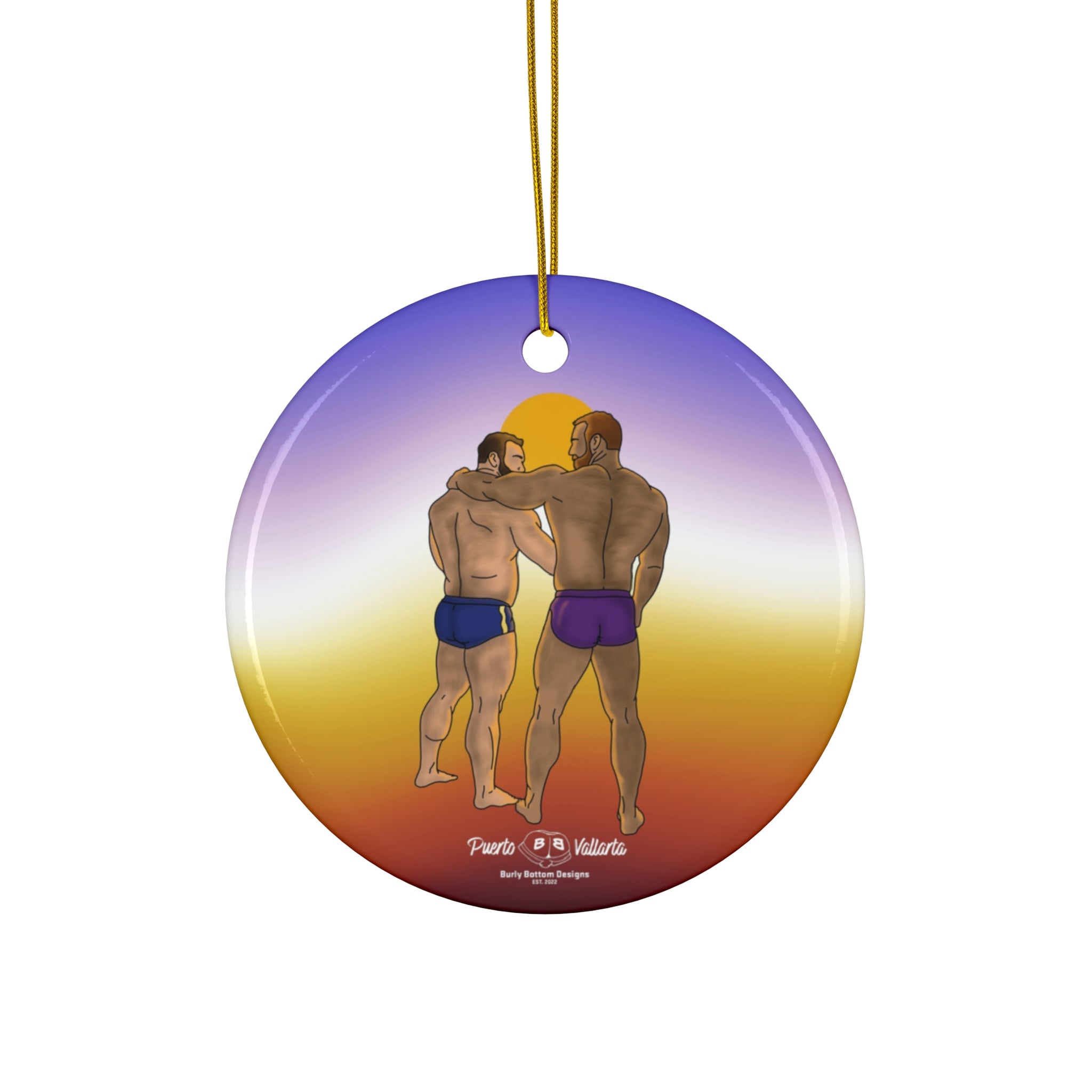 Ceramic Ornament -  Sunset