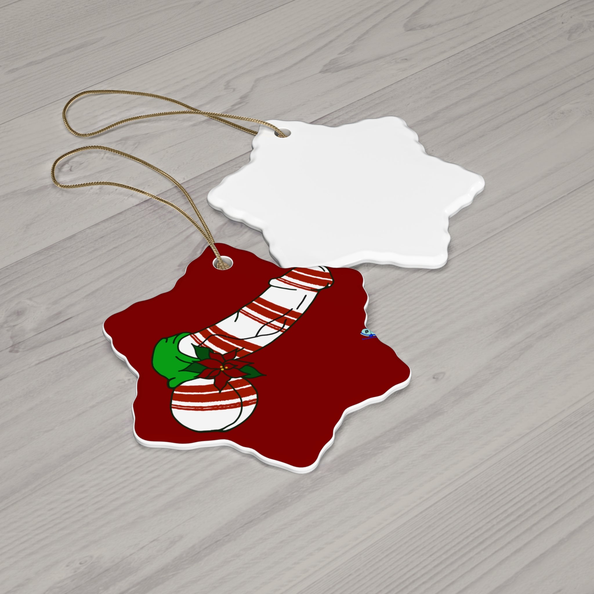Ceramic Ornament - Peppermint Dick