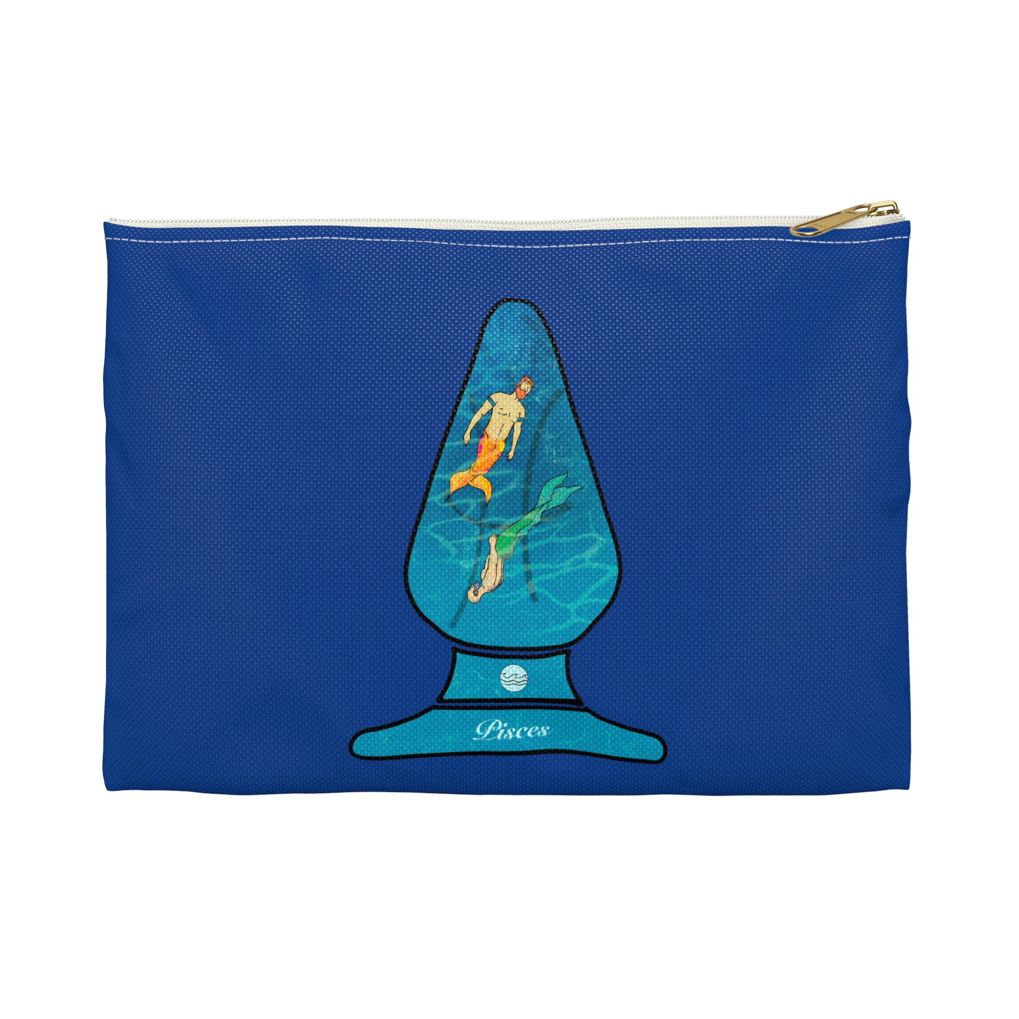Zipper Gear Pouch - Zodiac Butt Plug: Pisces