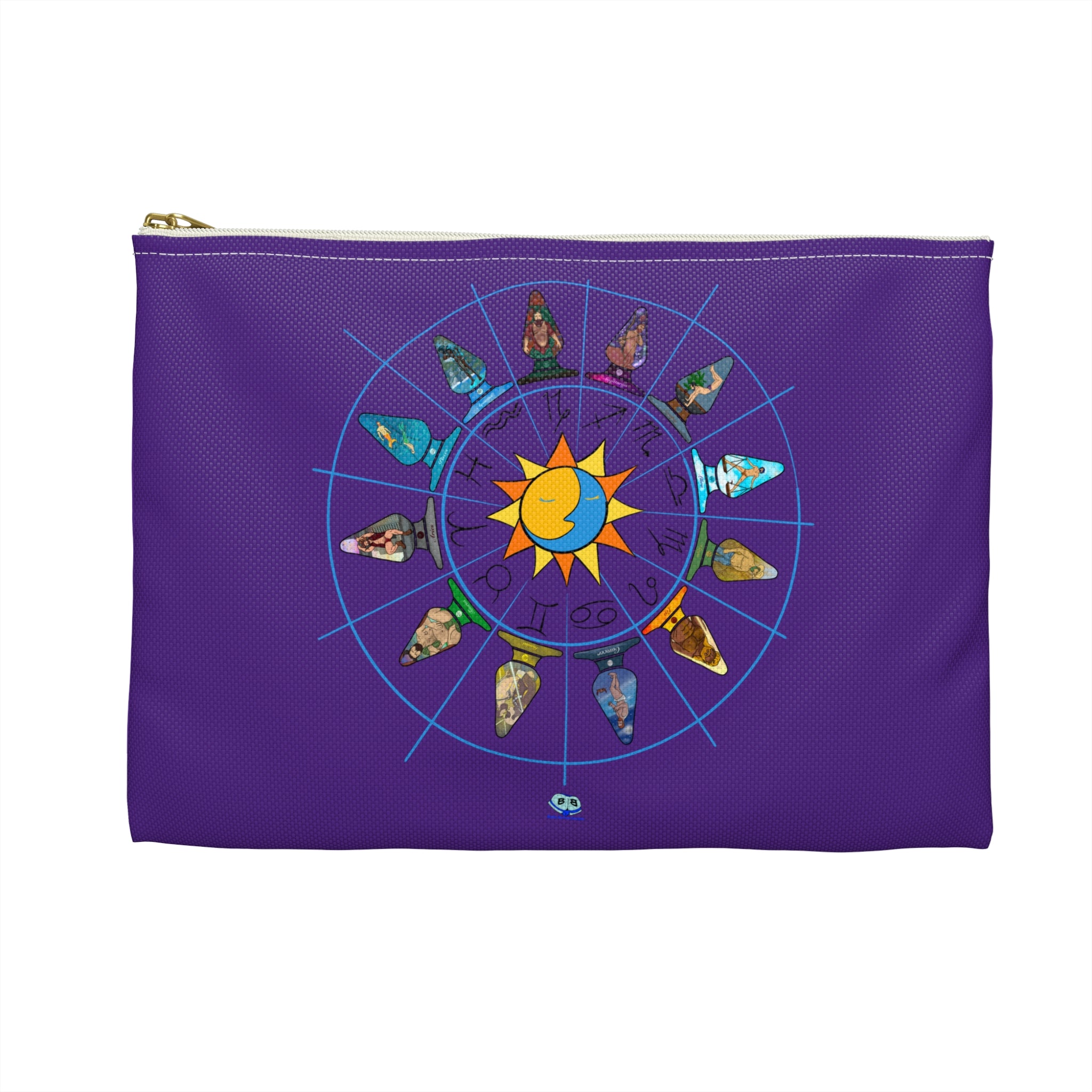 Zipper Gear Pouch - Zodiac Butt Plug: Sagittarius