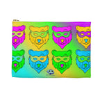 Zipper Gear Pouch - Pop Art Masked Bears