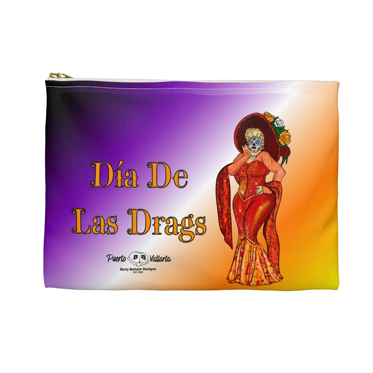 Zipper Gear Pouch - Día De Las Drags