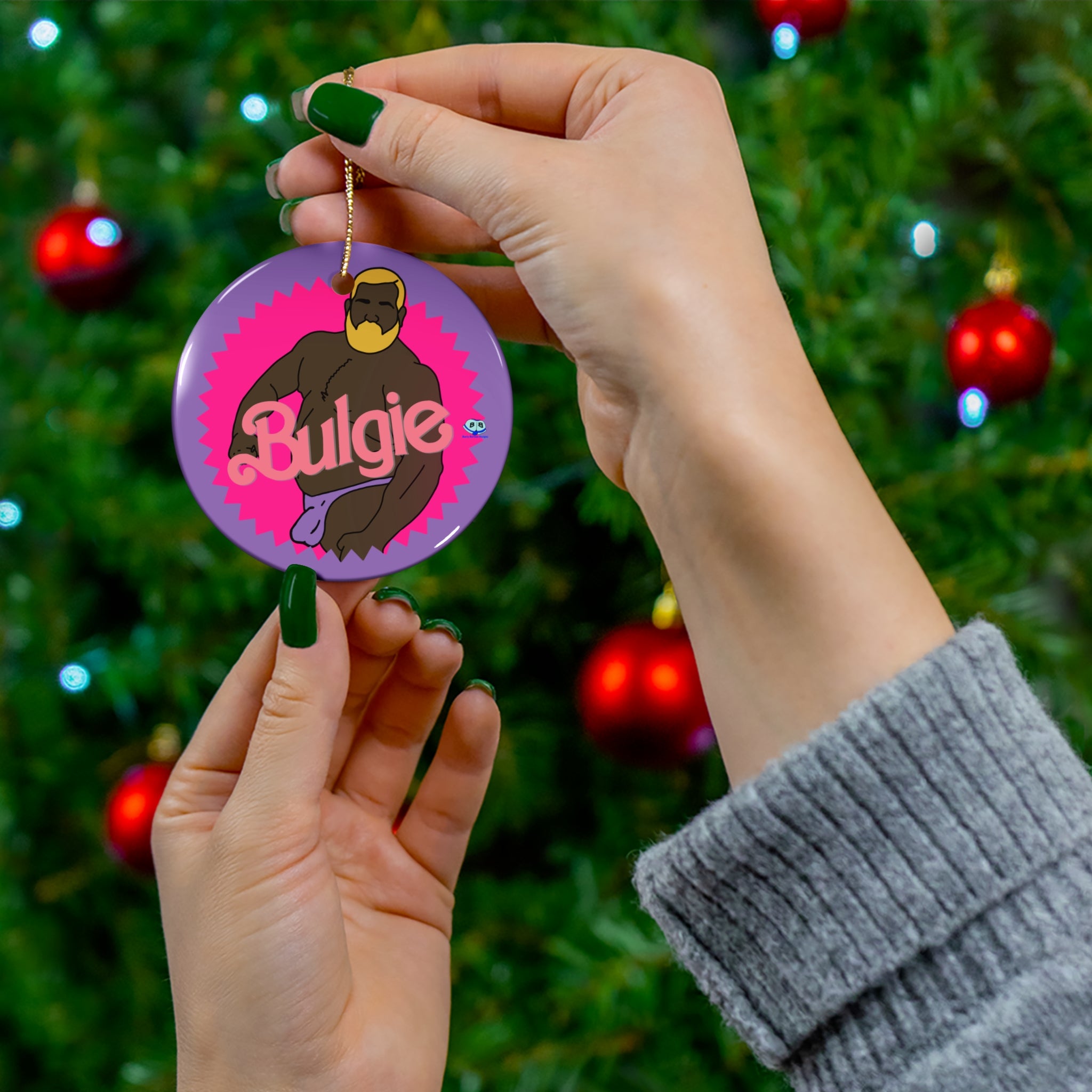 Ceramic Ornament - Bulgie Dark