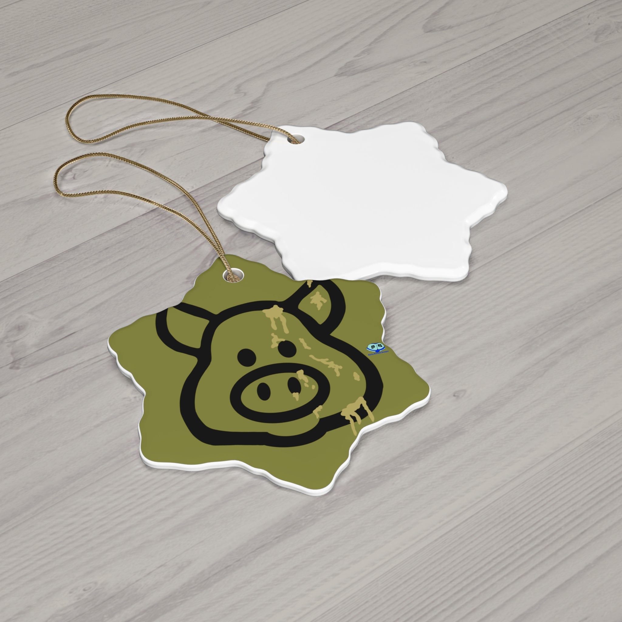 Ceramic Ornament - Cum Pig