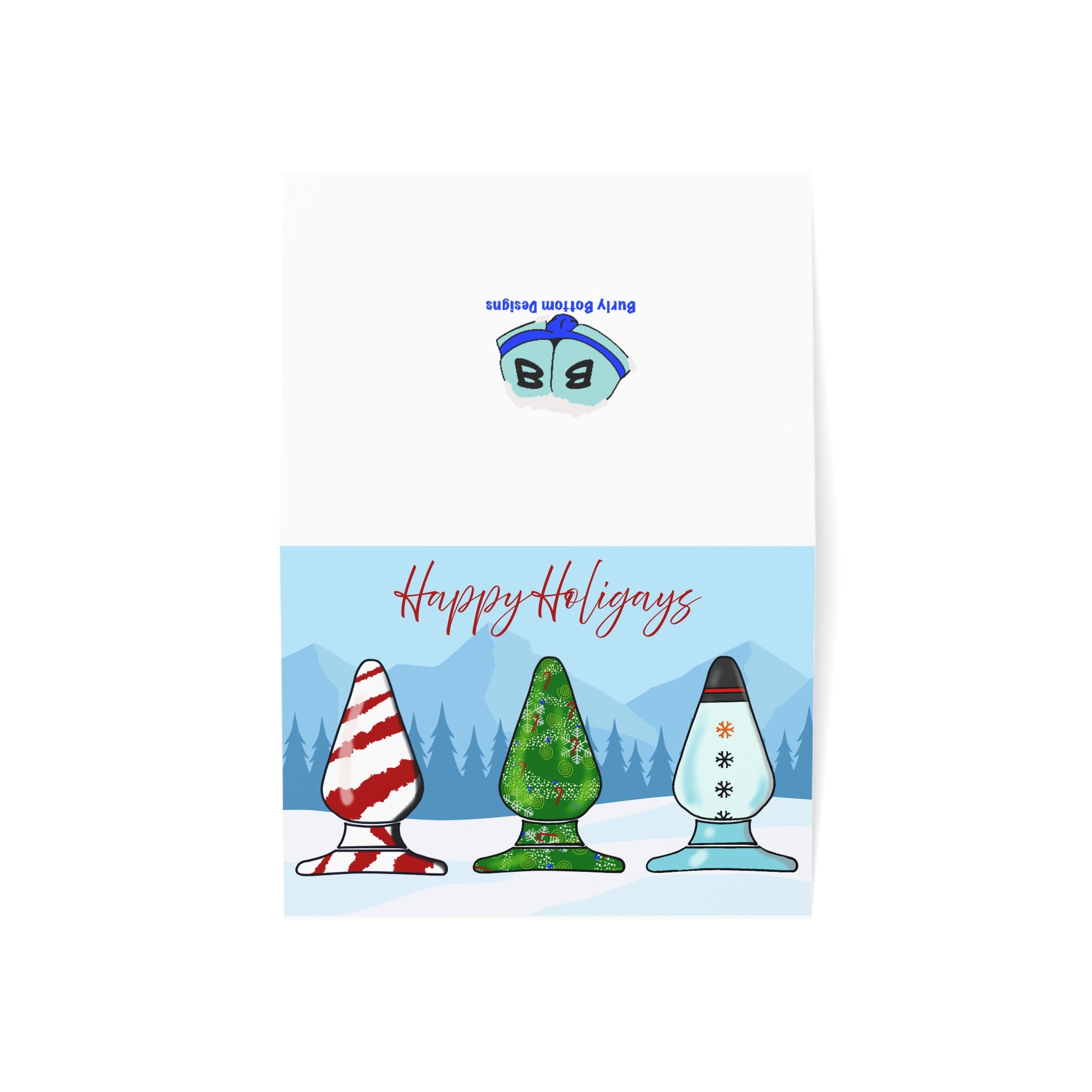 Greeting Cards (10, 30, and 50pcs) - Holiday Butt Plugs