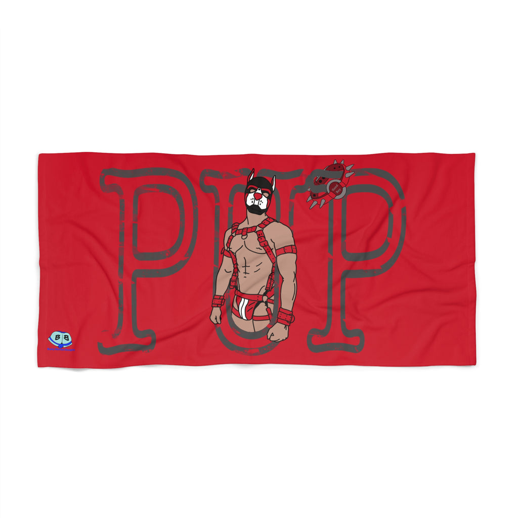 Beach Towel - Pup pop out