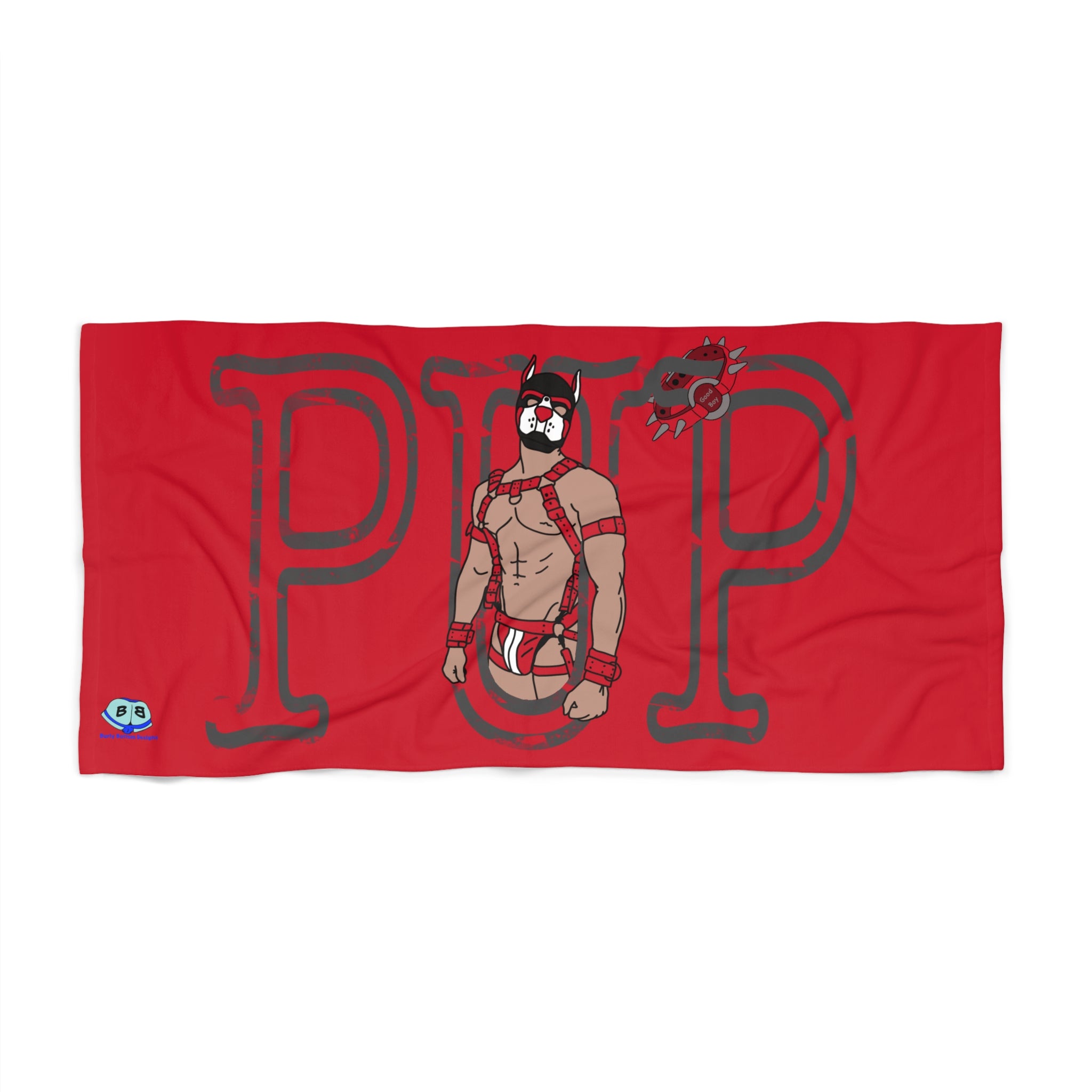 Beach Towel - Pup pop out