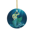 Ceramic Ornament - MerCub Green