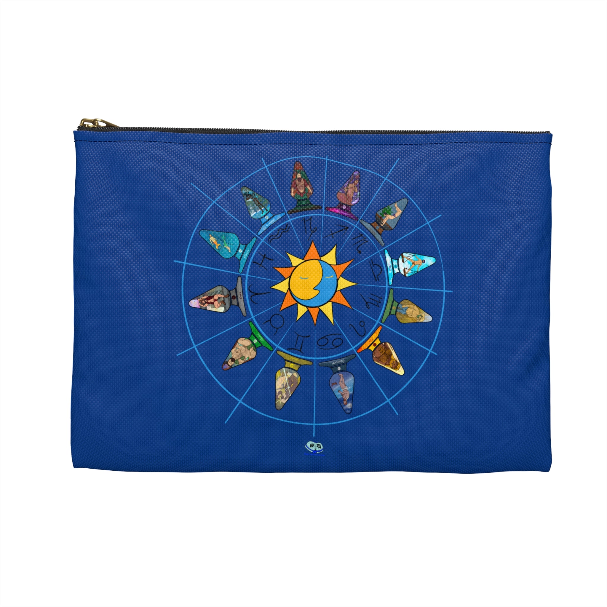 Zipper Gear Pouch - Zodiac Butt Plug: Libra