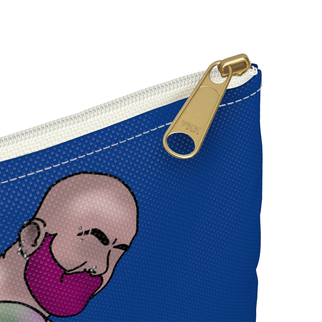 Zipper Gear Pouch - Pink and Pierced