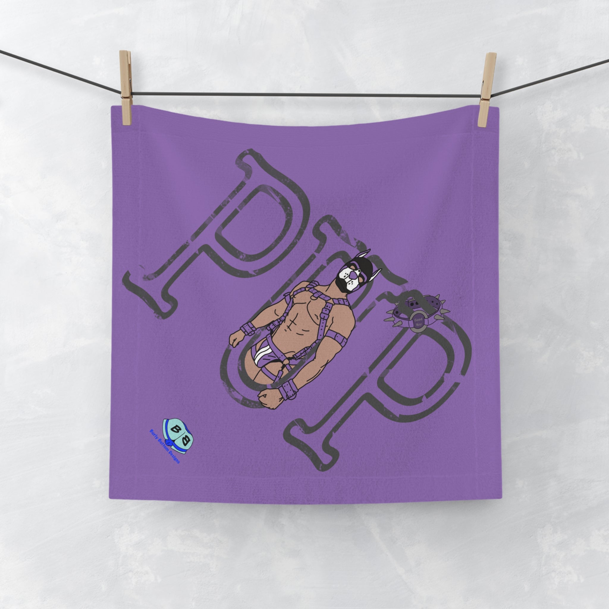 Cum Rag - Pup Sign (Purple)