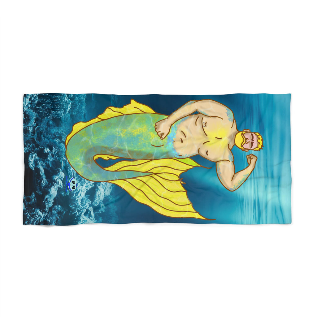 Beach Towel - MerCub Yellow
