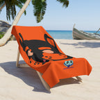 Beach Towel - Pup Mask (Orange)