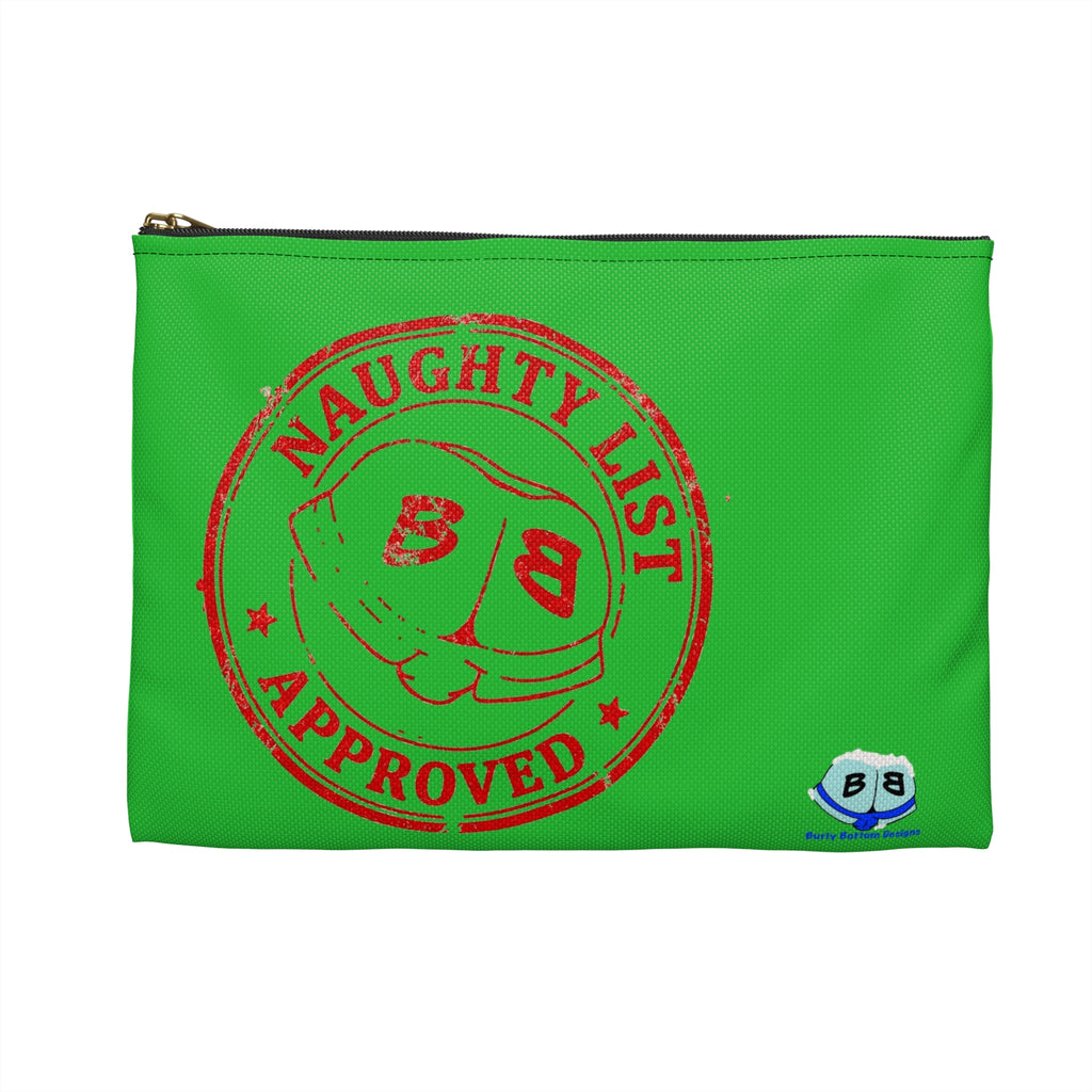 Zipper Gear Pouch - Naughty List Approved