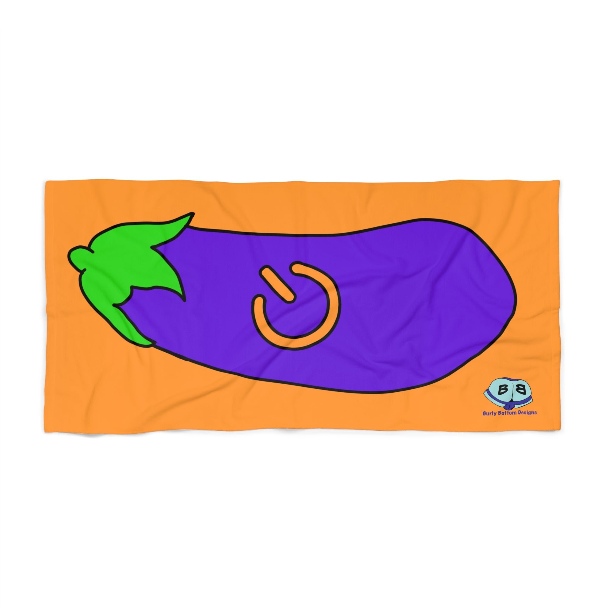 Beach Towel - Power Top / Eggplant