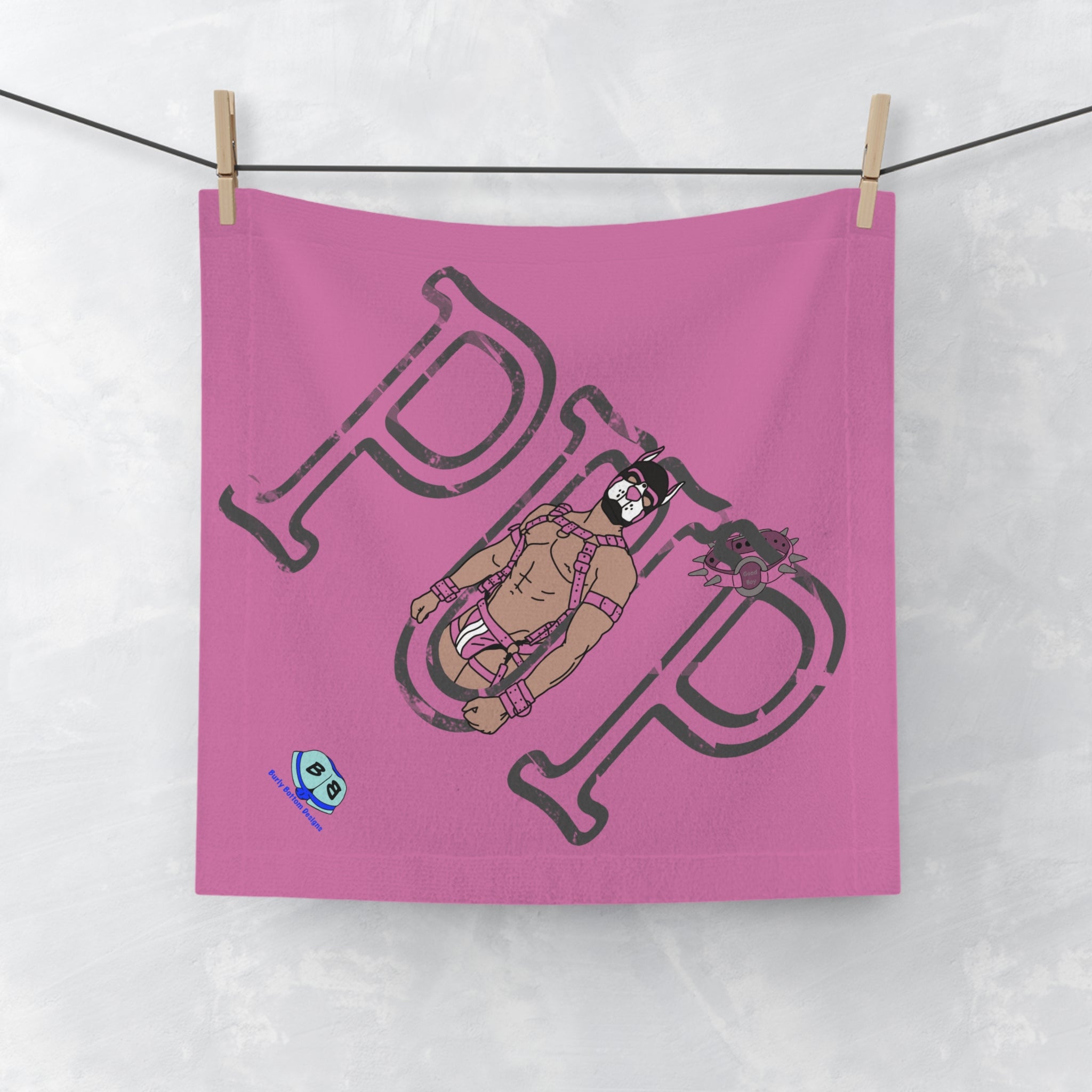 Cum Rag - Pup Sign (Pink)
