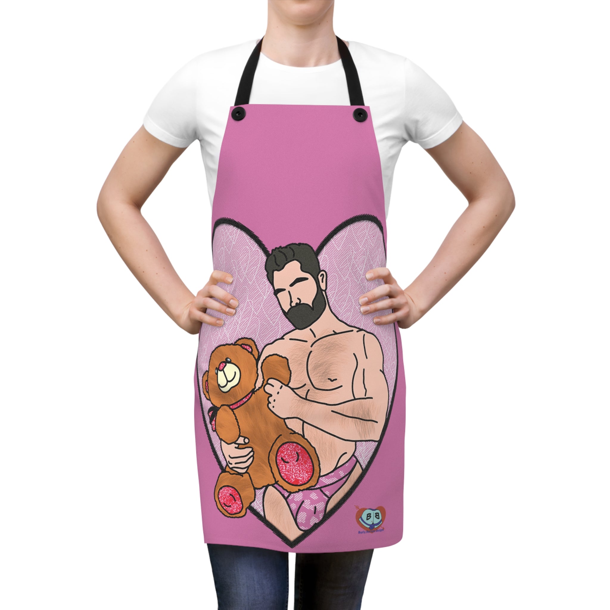 Apron - Valentine Bear