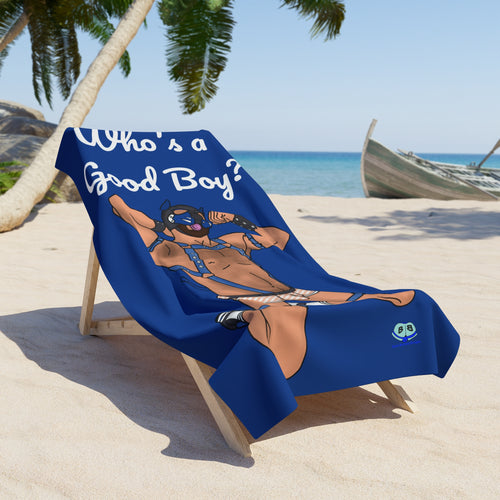 Beach Towel - Who's a Good Boy?