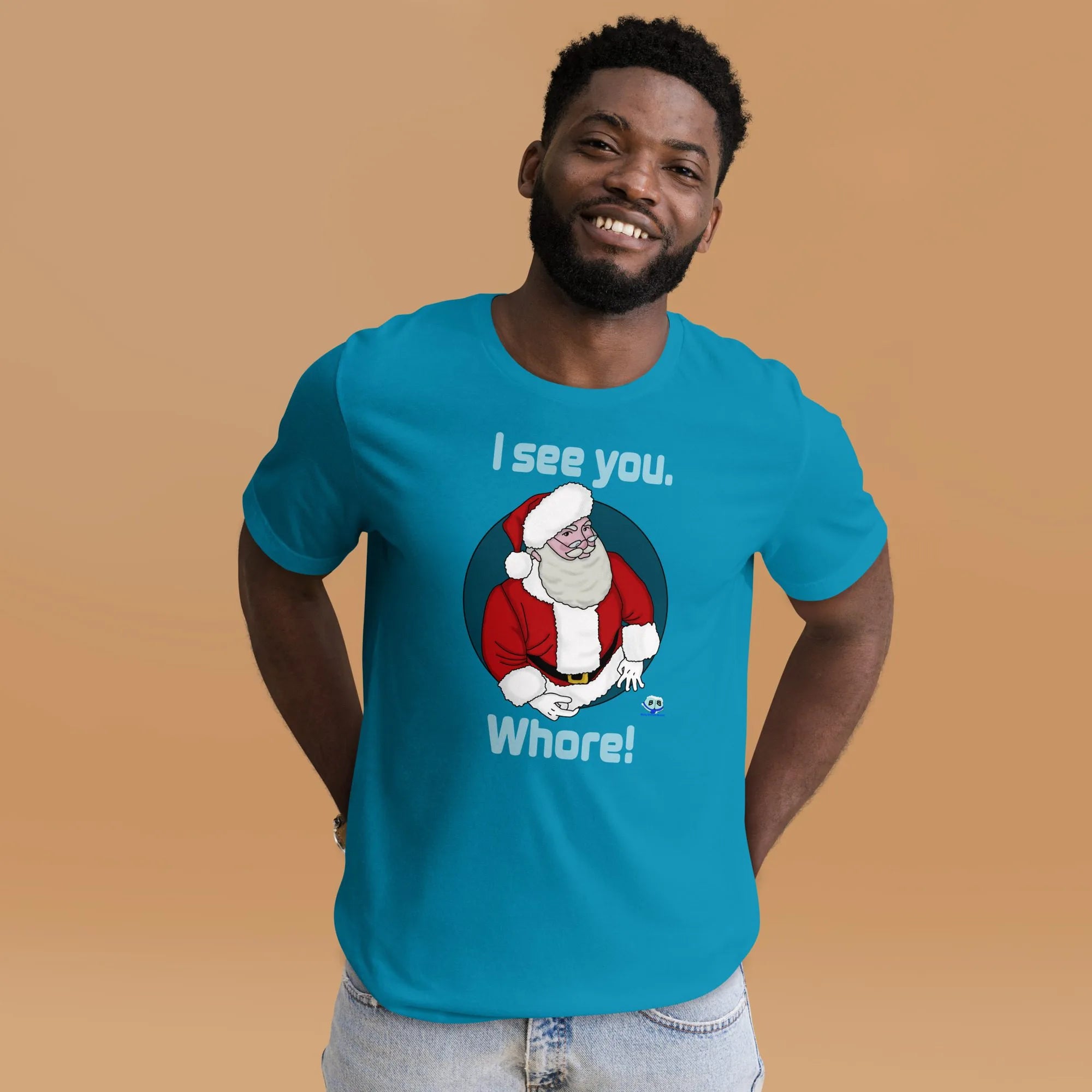 Short Sleeve Tee - Santa Sees You