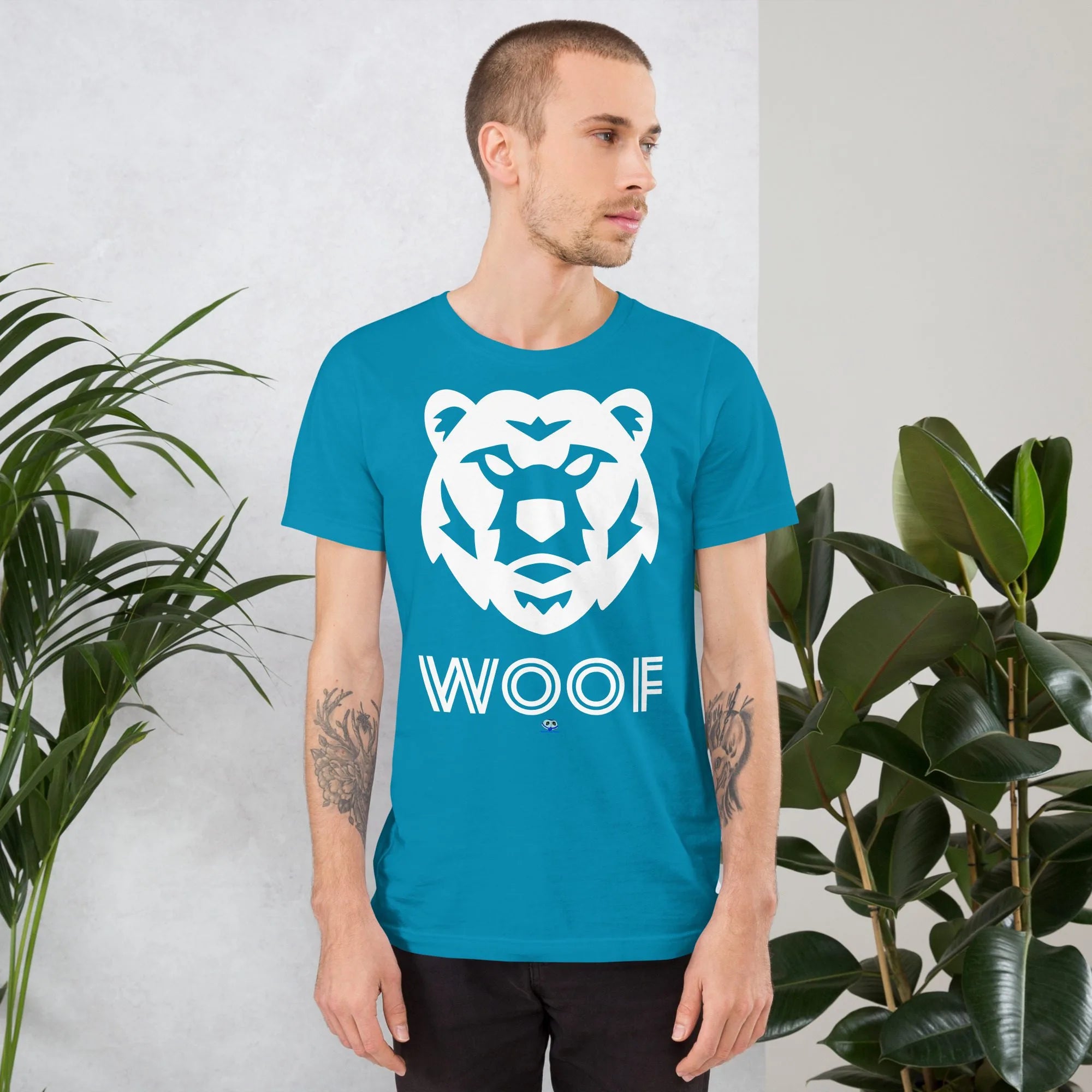 Short Sleeve Tee - Woof Geo-Bear
