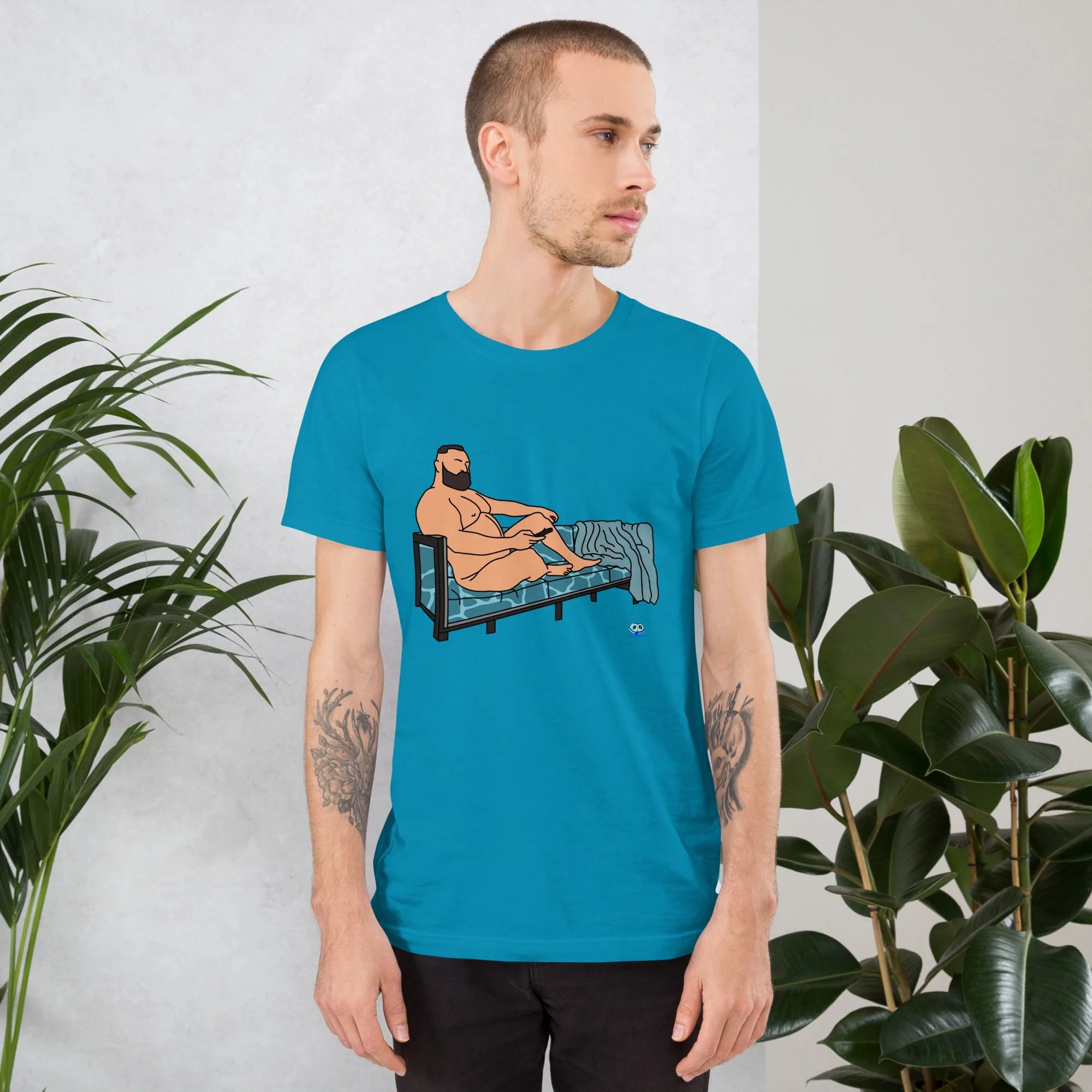 Short Sleeve Tee - Giraffe Couch