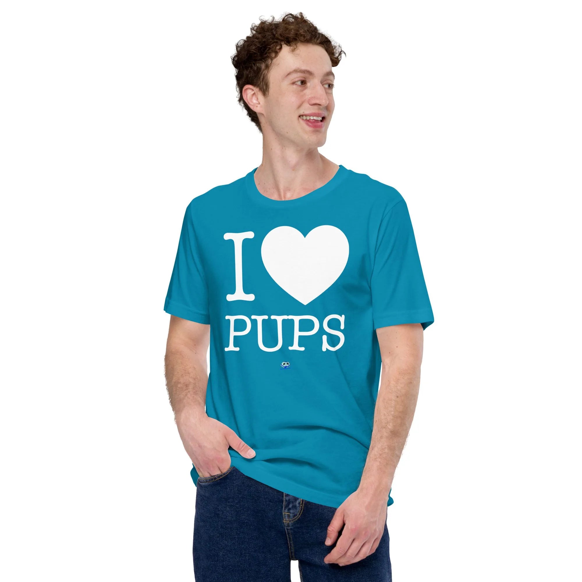 Short Sleeve Tee - I Heart Pups