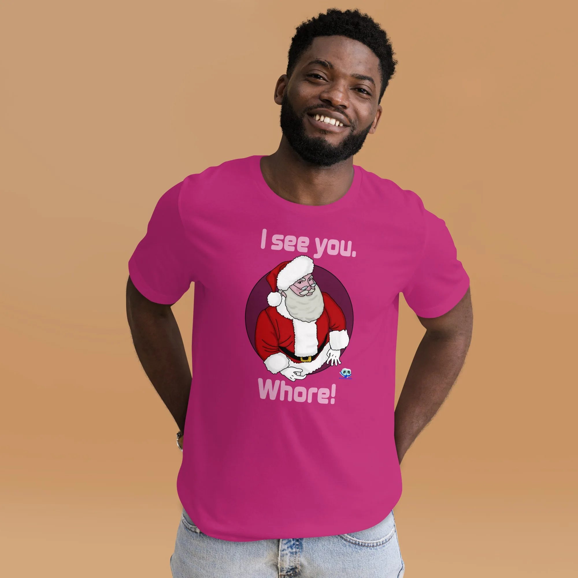 Short Sleeve Tee - Santa Sees You