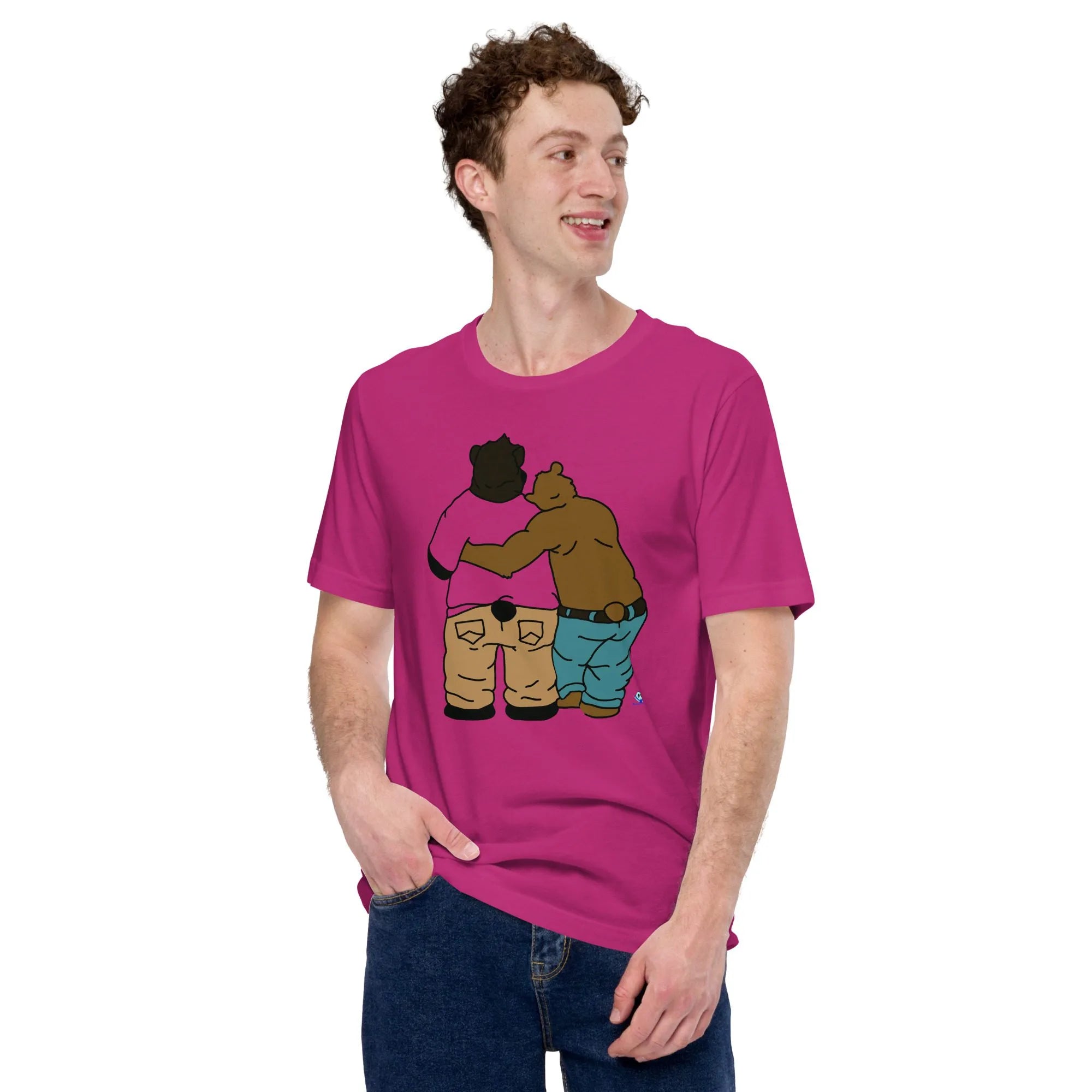 Short Sleeve Tee - Two Bears from Behind