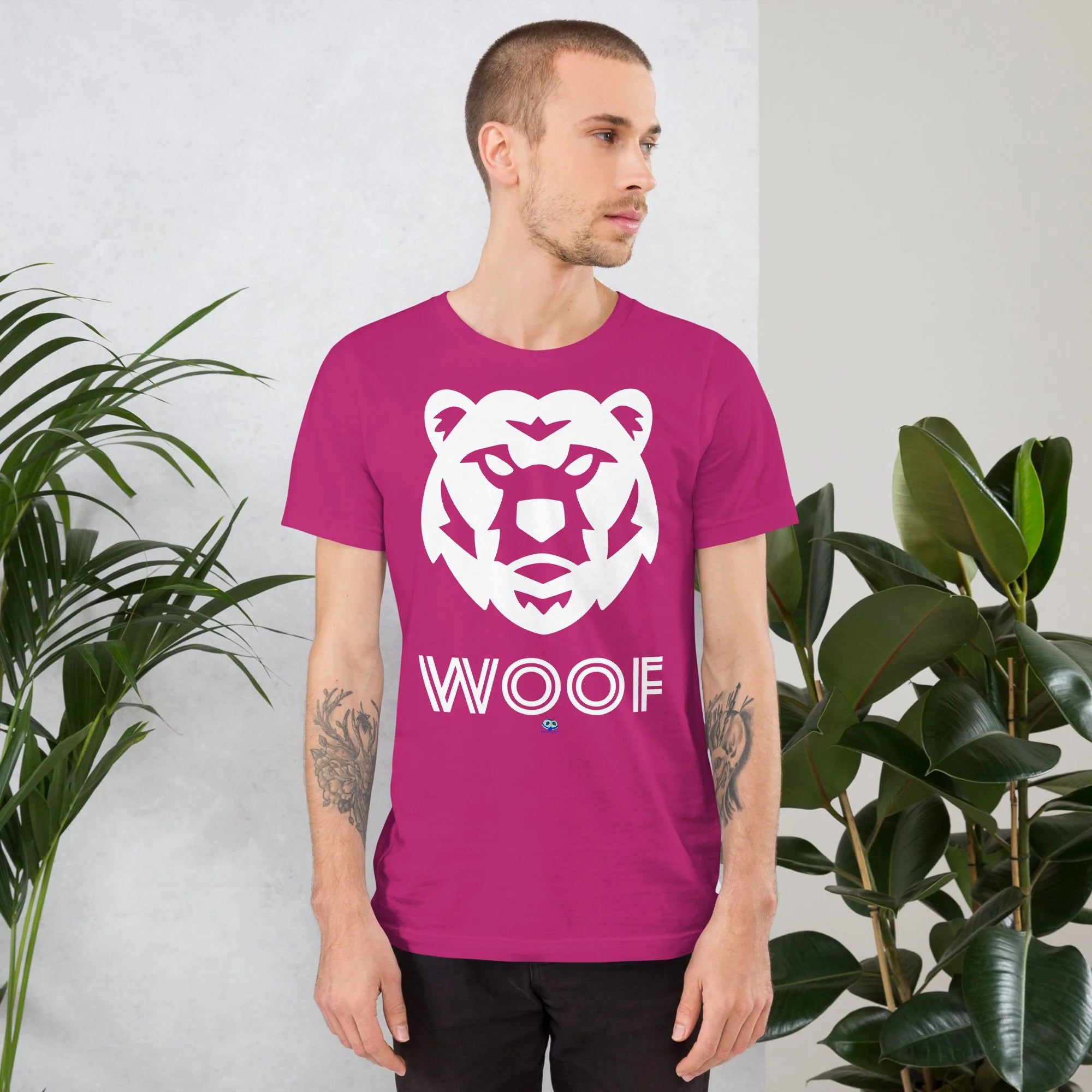 Short Sleeve Tee - Woof Geo-Bear