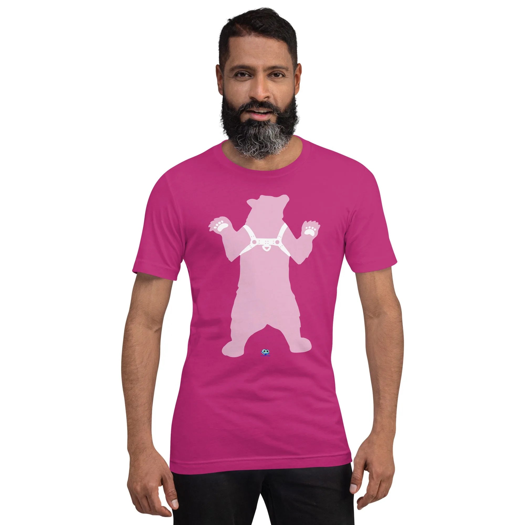 Short Sleeve Tee - Bear in Harness / Leather Bear