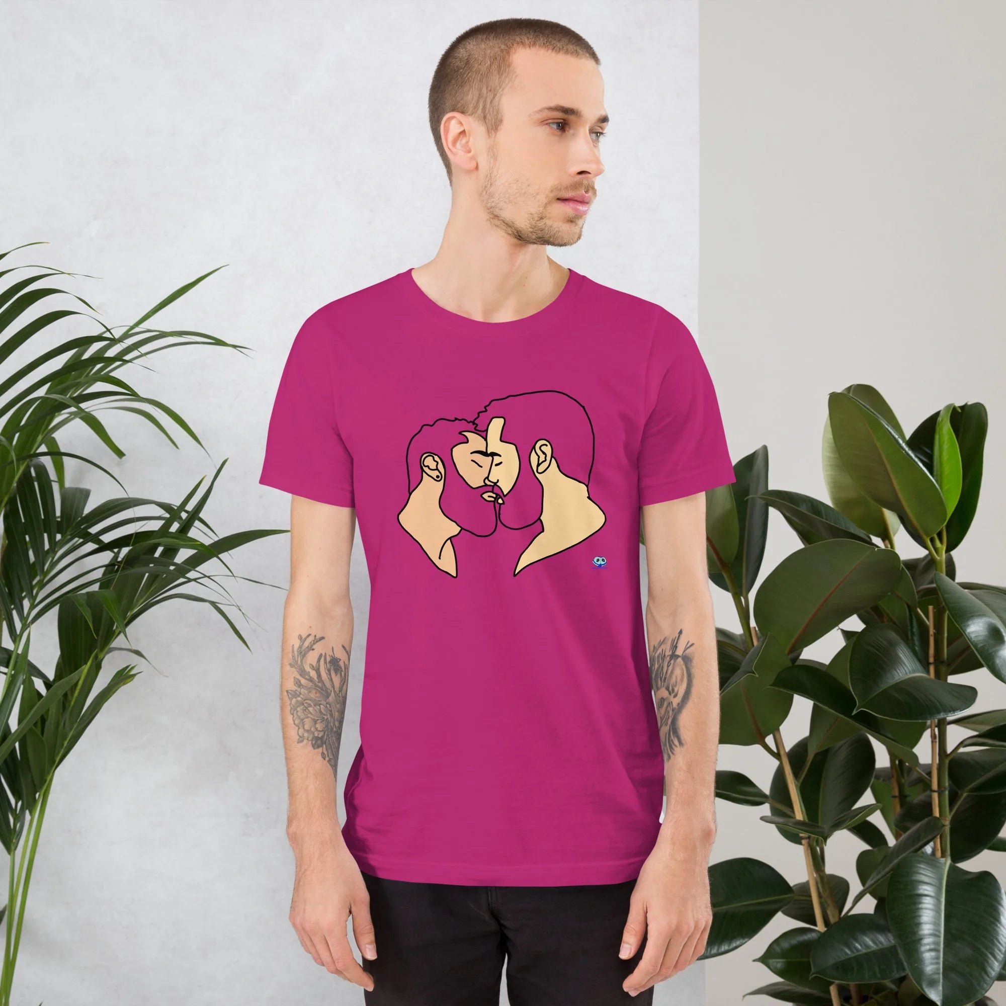 Short Sleeve Tee - Bearded Kiss