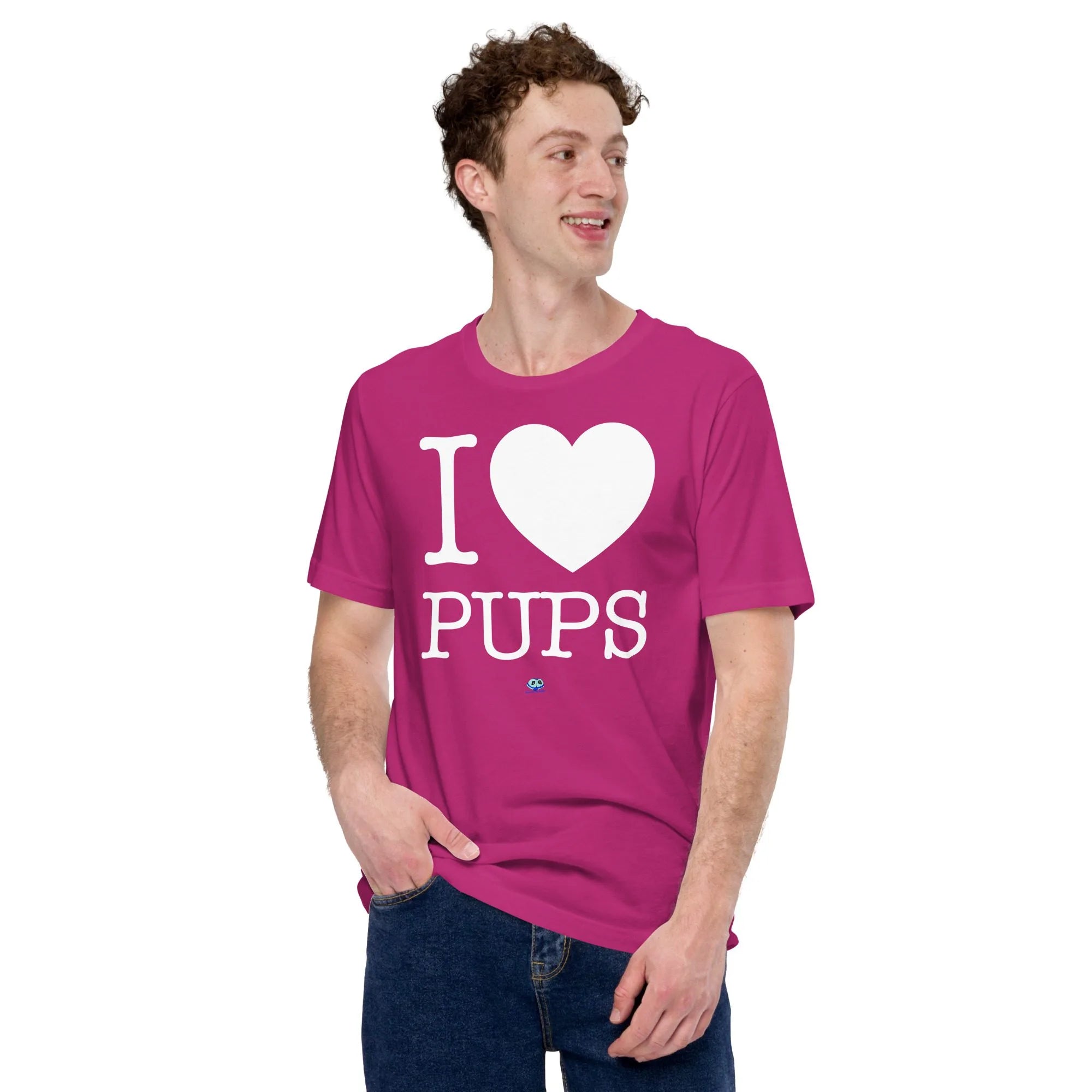 Short Sleeve Tee - I Heart Pups