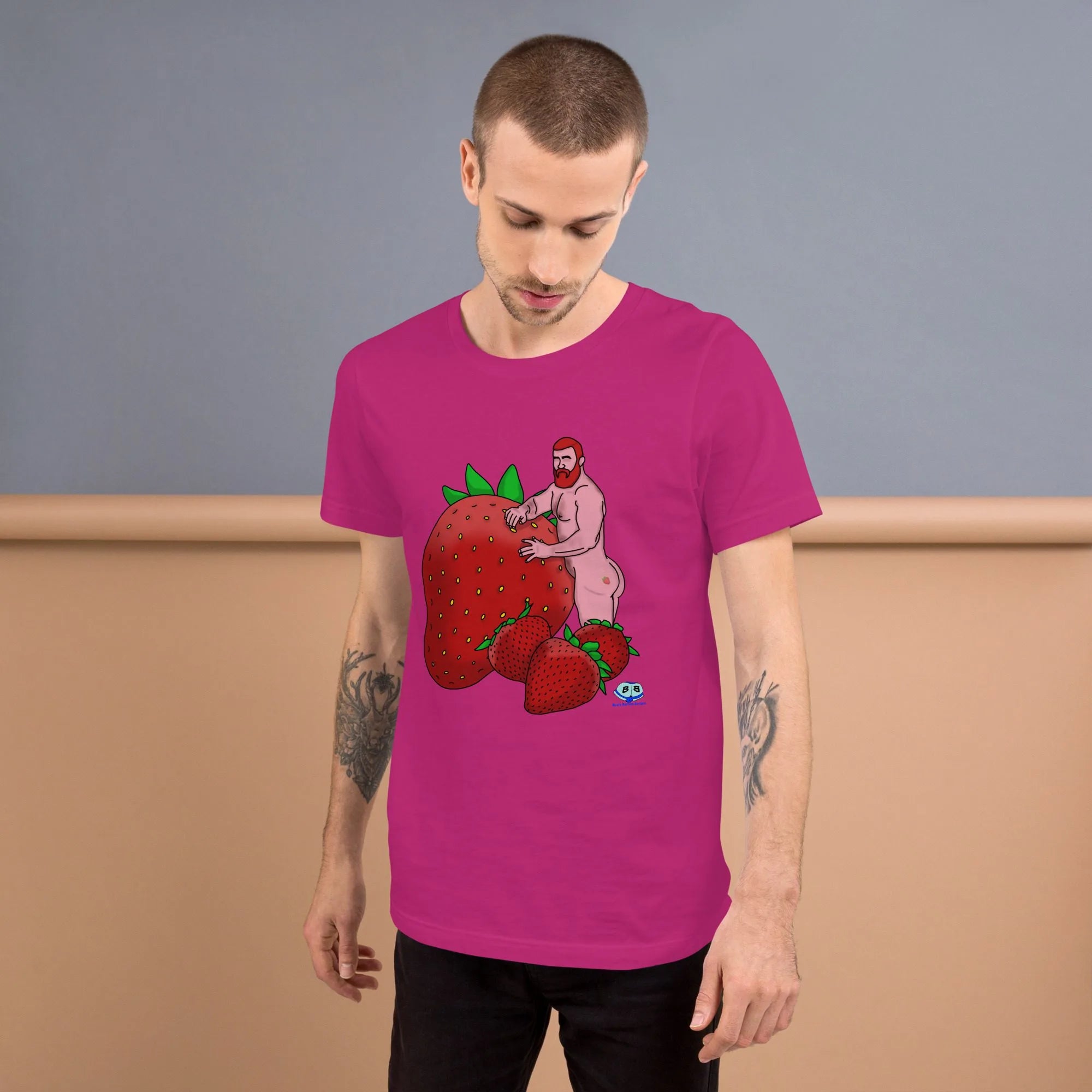 Short Sleeve Tee - Red and Wild