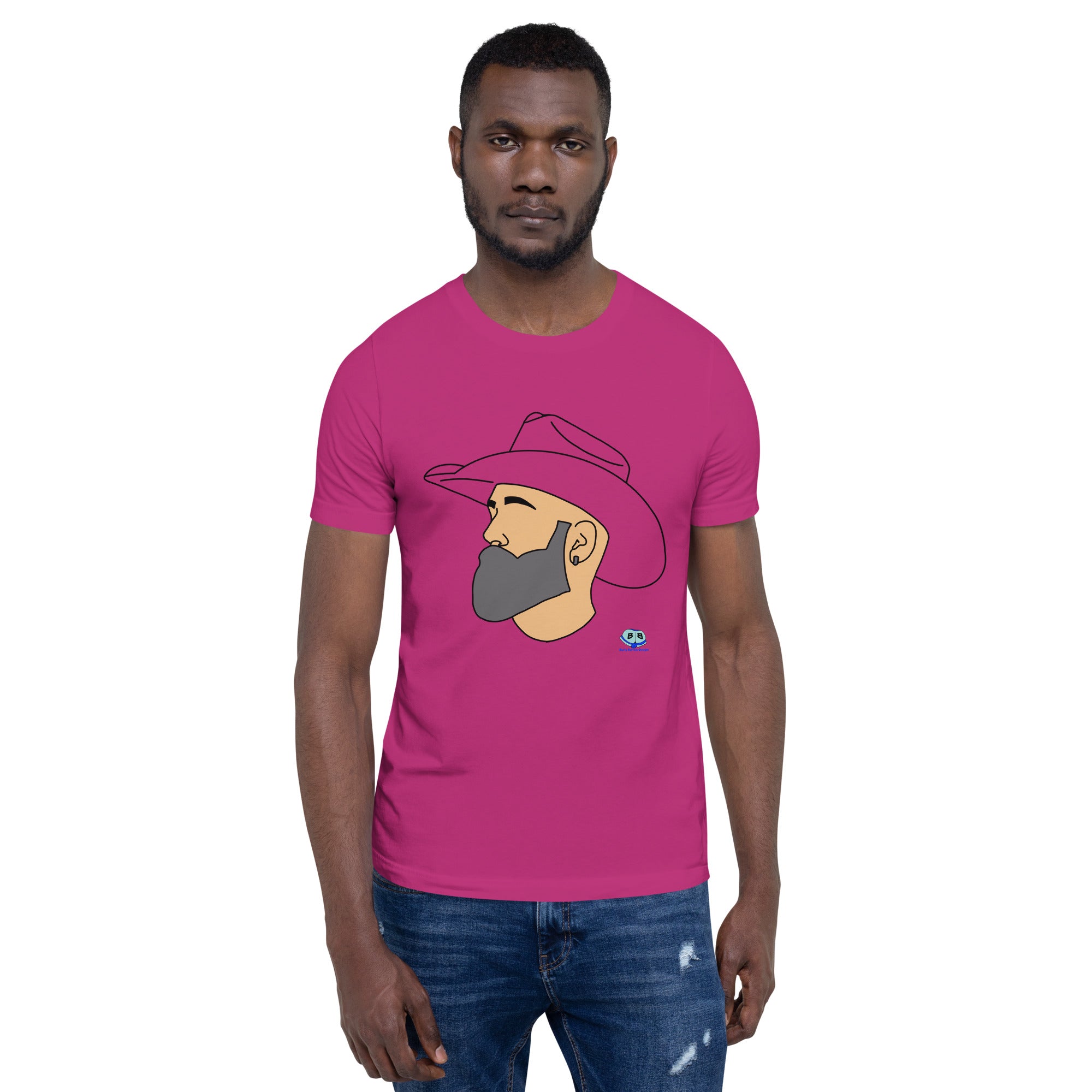Short Sleeve Tee - Bearded Cowboy