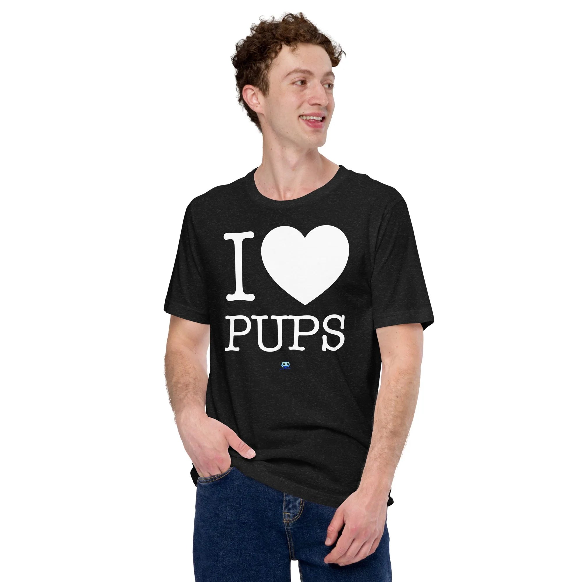 Short Sleeve Tee - I Heart Pups