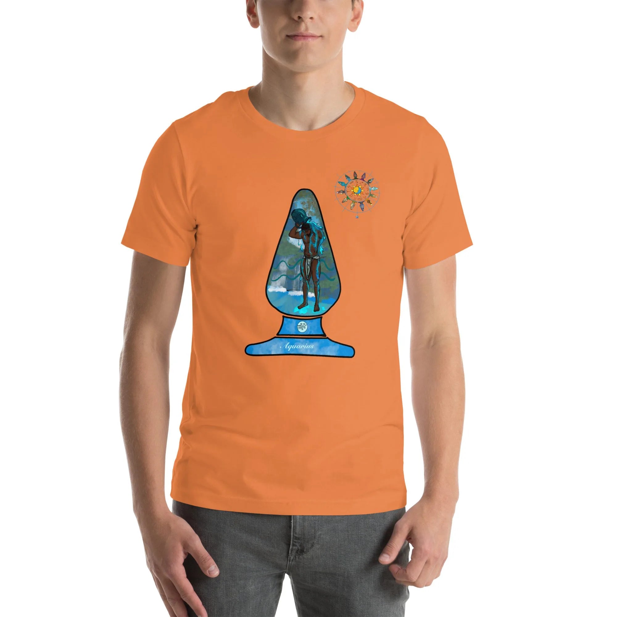 Short Sleeve Tee - Zodiac Butt Plug: Aquarius