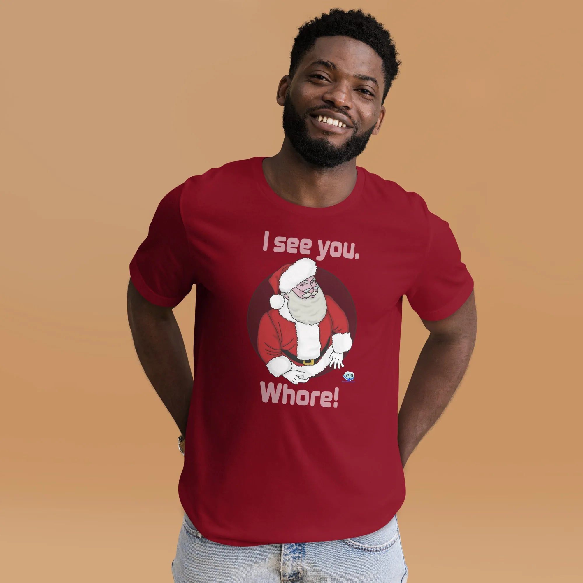 Short Sleeve Tee - Santa Sees You