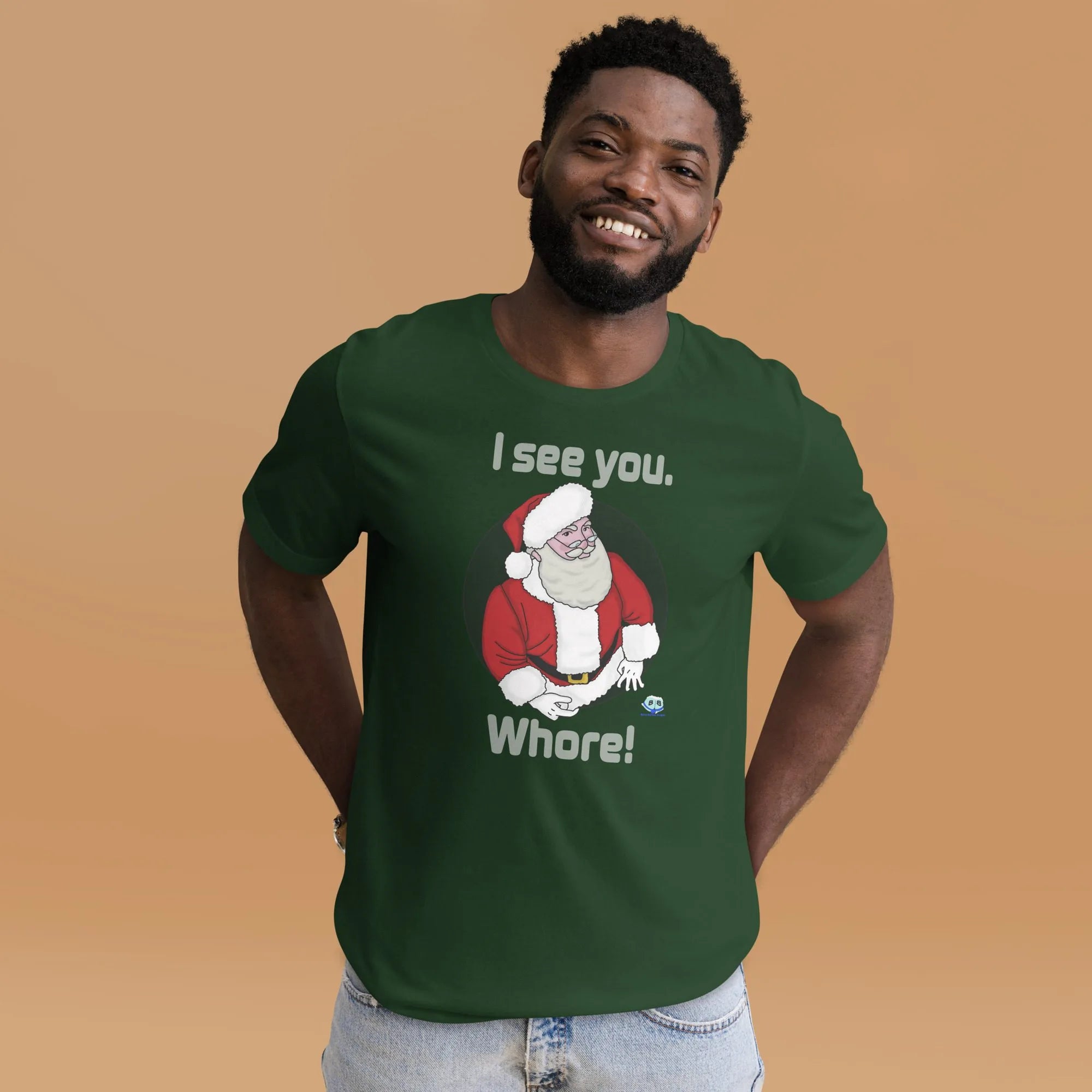 Short Sleeve Tee - Santa Sees You