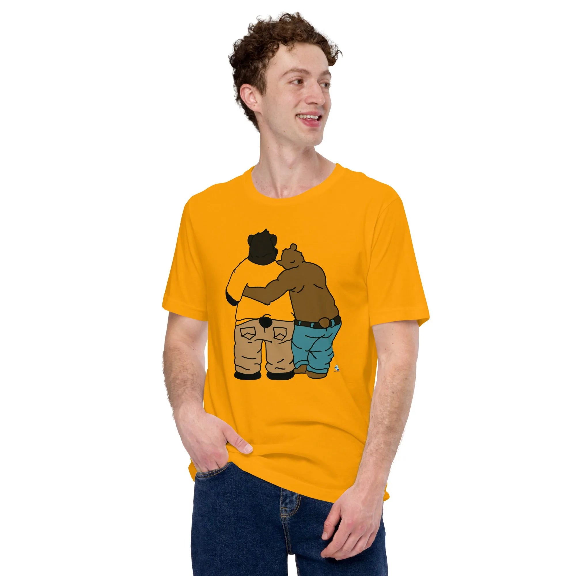 Short Sleeve Tee - Two Bears from Behind