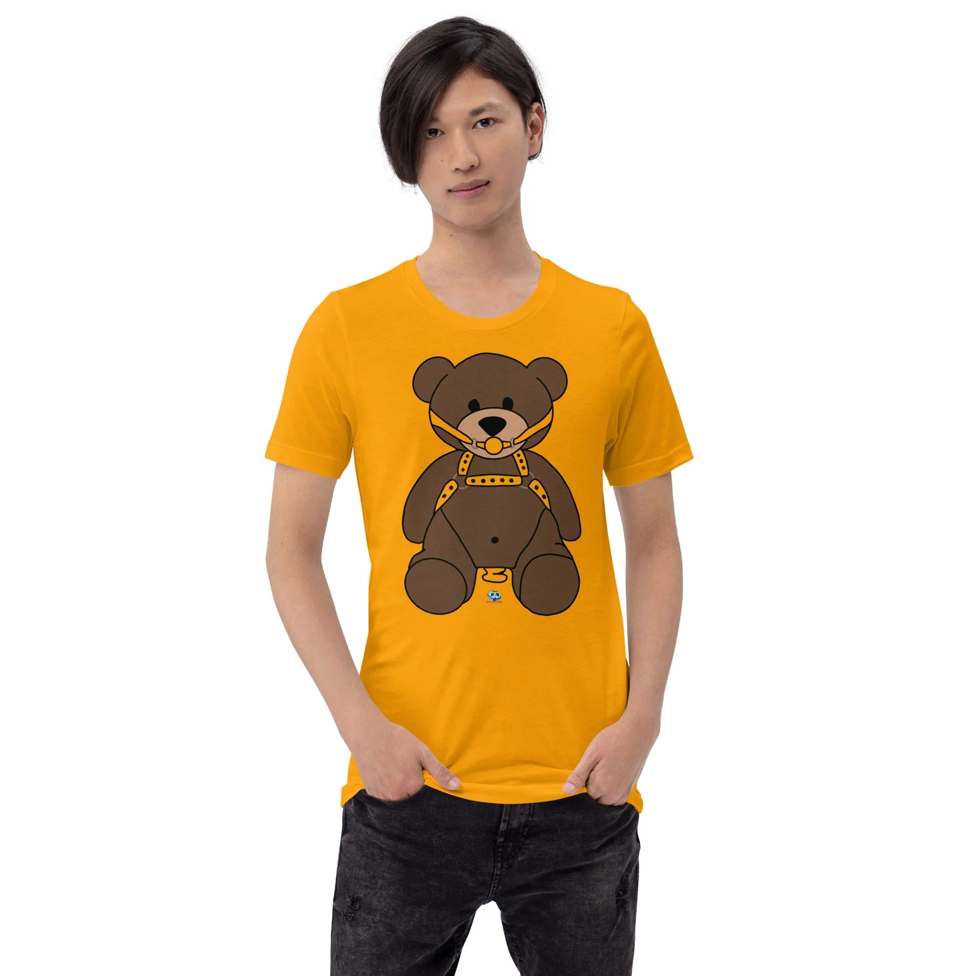 Short Sleeve Tee - Gagged Teddy Bear (Butt Plug)