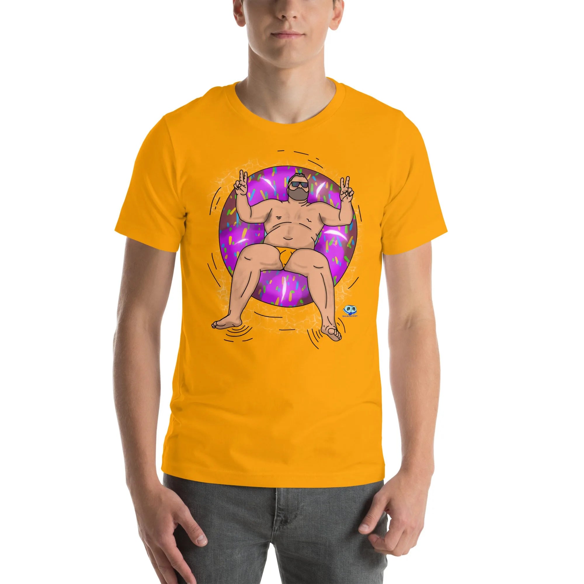 Short Sleeve Tee - Peace, Love, and Doughnuts